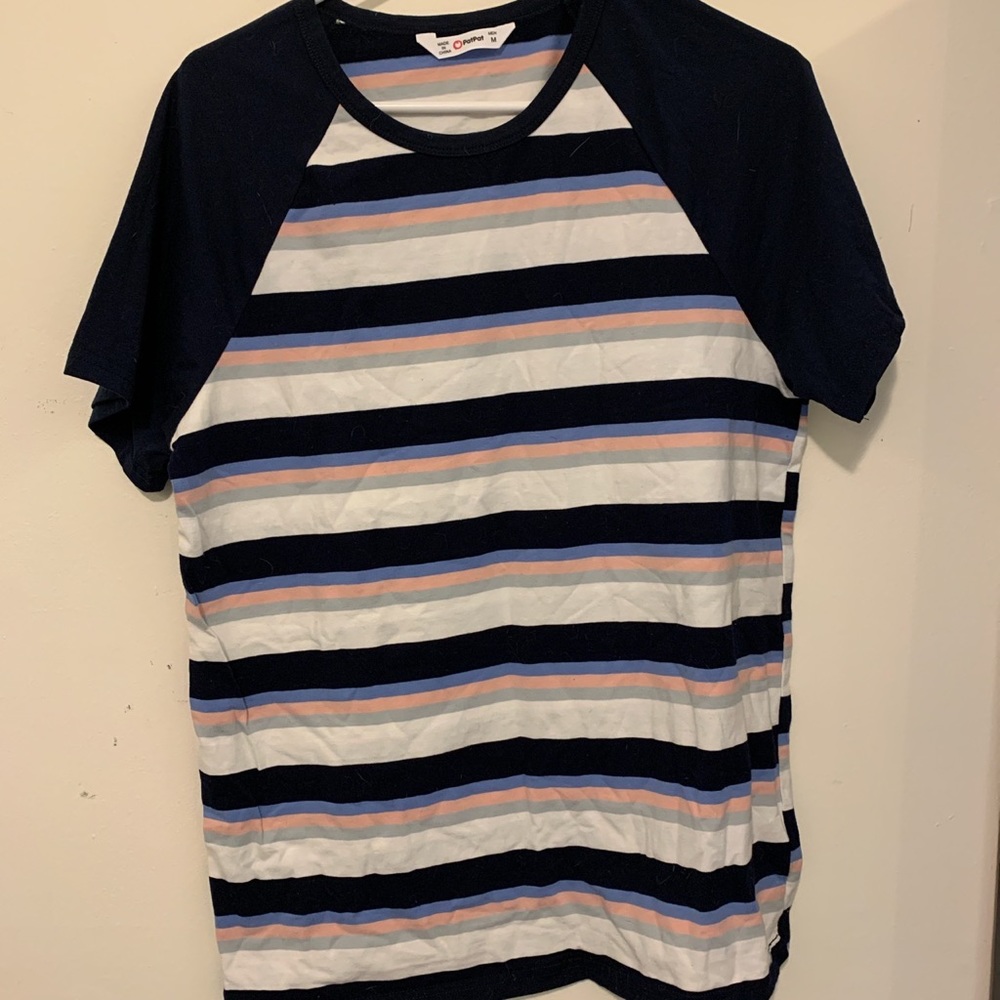 Mens Medium Striped Shirt!